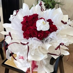 10. Red rose Bouquet