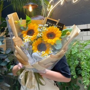 4. Sunflower Bouquet