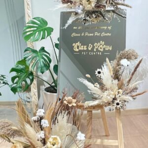 Preserved Flower Mirror