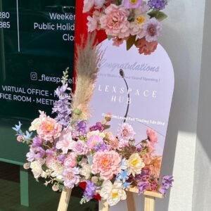 Artificial Flower Mirror