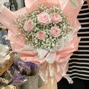 Pink Roses Bouquet