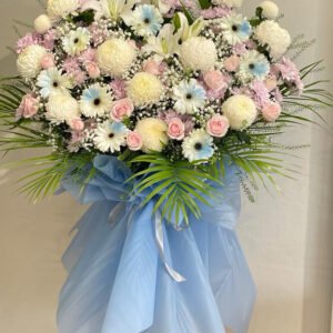 Whispering Condolences & Funeral Flower Stand