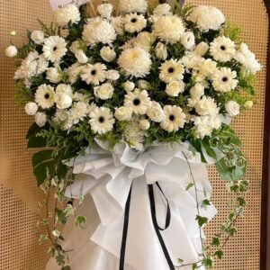 Gentle Thoughts Condolences & Funeral Flower Box