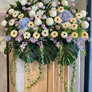 Violet Remembrance Condolences & Funeral Flower Box