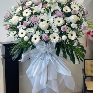 Deepest Sympathy Condolences & Funeral Flower Stand