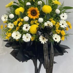 Peaceful Farewell Condolences & Funeral Flower Stand